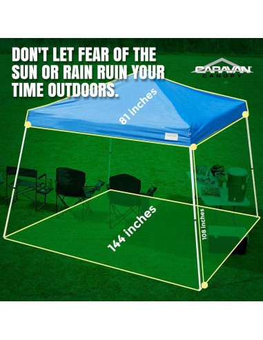 Carpa Pop-Up Caravan V-Series 2 3.66x3.66m Resistente al Agua