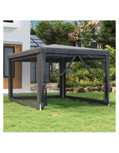 Carpa de Fiesta ANYCHOLE 9.8x13.1 pies HDPE Antracita