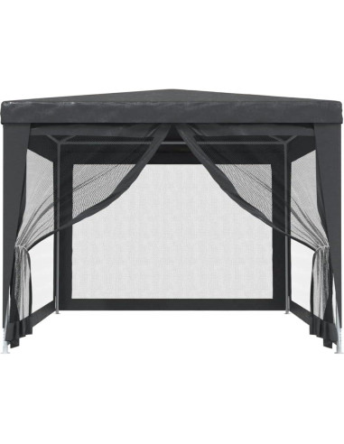 Carpa de Fiesta ANYCHOLE 9.8x13.1 pies HDPE Antracita