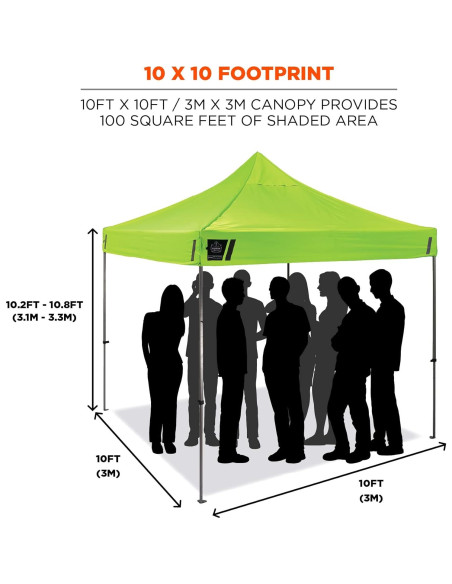 Carpa Plegable Ergodyne Shax 6000 3m x 3m Resistente Lima
