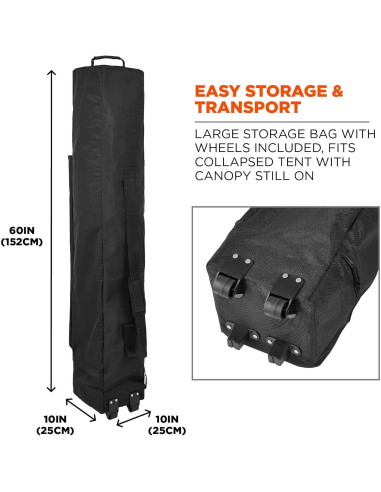 Carpa Plegable Ergodyne Shax 6000 3m x 3m Resistente Lima