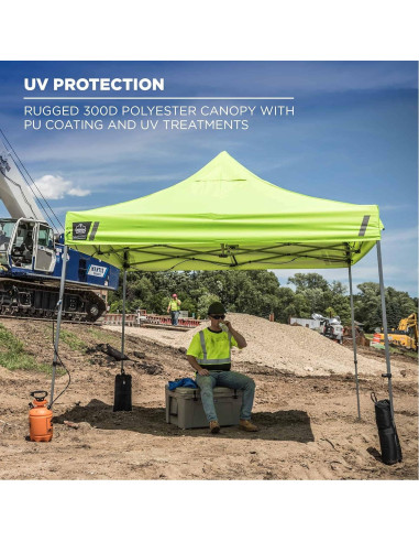 Carpa Plegable Ergodyne Shax 6000 3m x 3m Resistente Lima