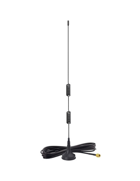 Antena de Radio Bingfu VHF UHF 8dBi Base Magnética SMA 3m