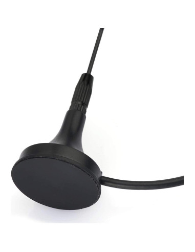 Antena de Radio Bingfu VHF UHF 8dBi Base Magnética SMA 3m