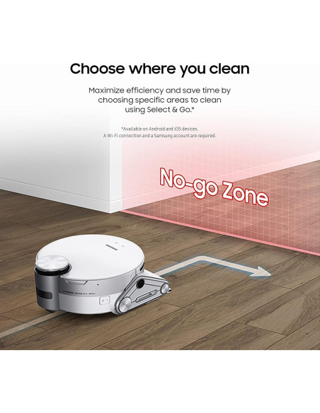Aspiradora Robot Samsung Jet Bot AI+ con Estación de Limpieza