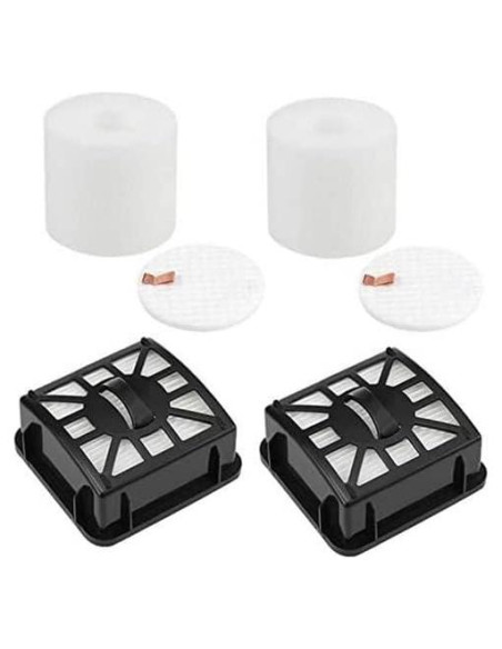 2 Filtros HEPA y 2 Filtros de Espuma Genérico para Shark IQ R101