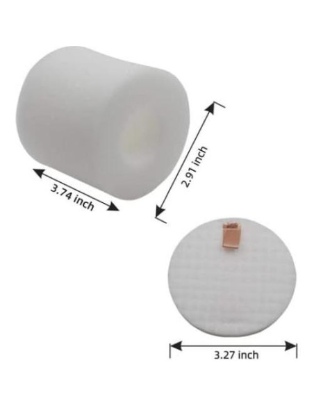2 Filtros HEPA y 2 Filtros de Espuma Genérico para Shark IQ R101