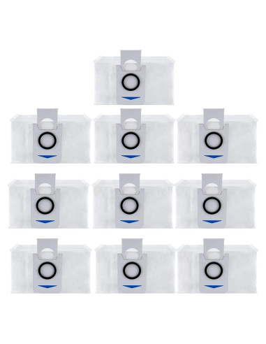 10 Bolsas Desechables para ECOVACS DEEBOT X1 Turbo y T10