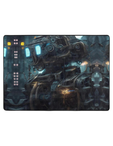 Alfombra Antideslizante Futuro Robot 203x147 cm Franela