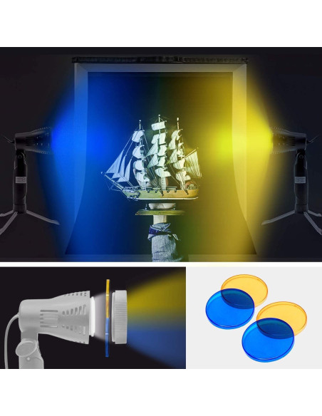 Estudio de Fotografía LimoStudio 16" x 16" con Luz LED