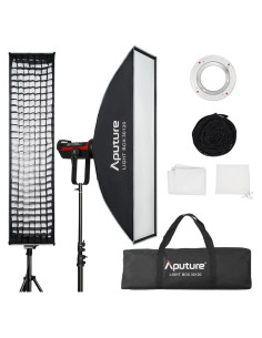 Softbox Rectangular Aputure 30x120cm Bowens con Difusores