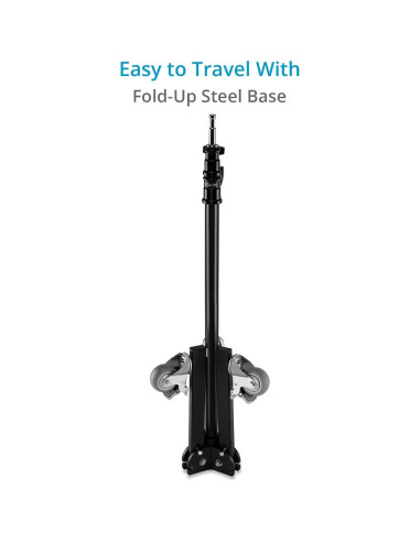 Soporte de Luz Plegable PROAIM 2.6m con Ruedas y Carga 13kg