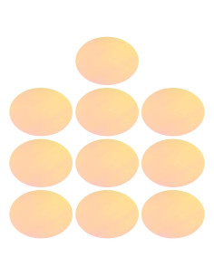 10 Filtros de Gel Plástico Color Rojo 66mm SOLUSTRE