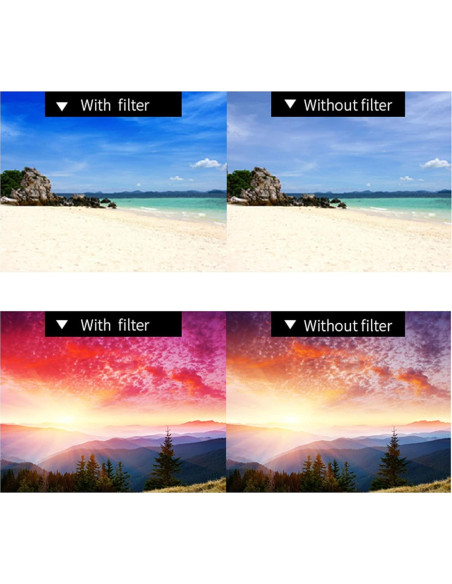 10 Filtros de Gel Plástico Color Rojo 66mm SOLUSTRE