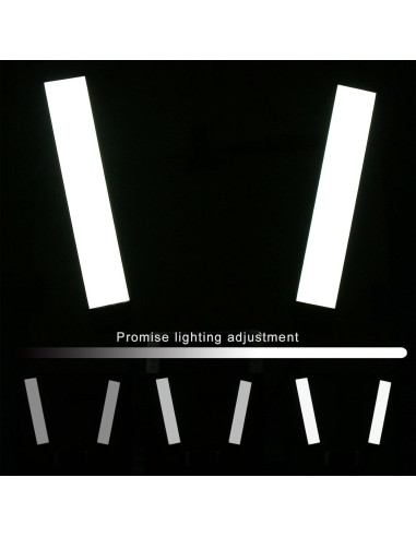 Luz de Video LED Doble Brazo POENVFPO 45W Ajustable 3000K-6500K