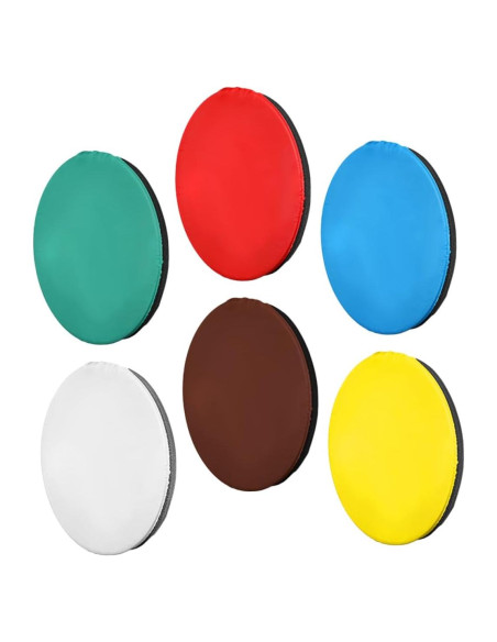 NUOBESTY 6pcs Reflectores de Flash de Colores para Fotografía