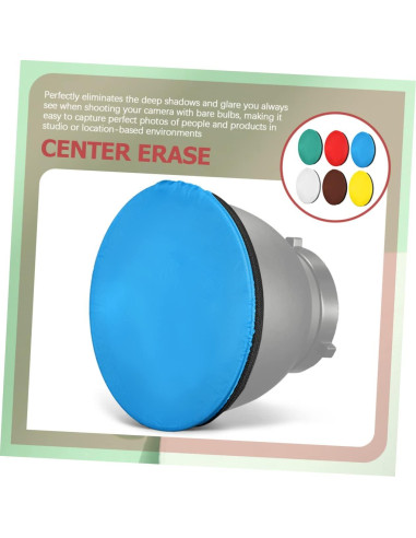 NUOBESTY 6pcs Reflectores de Flash de Colores para Fotografía