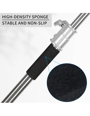 Soporte C de Alta Resistencia Konseen - Paquete de 2 con Ruedas