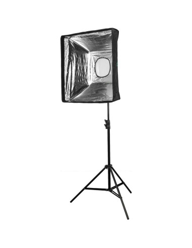 Kit de Softbox LED CLAR Básico 2 Luces con Trípodes