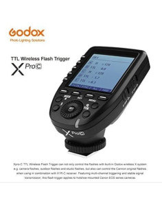 Disparador Inalámbrico TTL Godox Xpro-C para Canon EOS 2