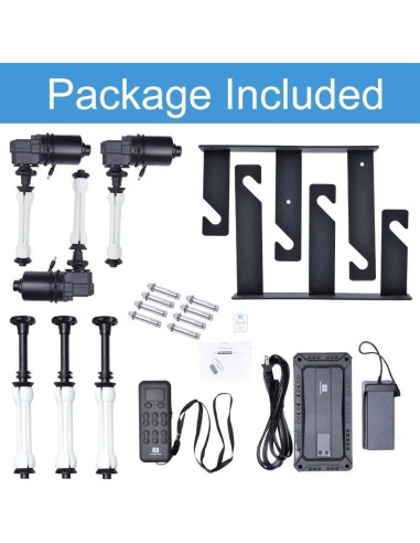 Soporte Motorizado de Fondo Eléctrico Fotoconic 3 Rodillos