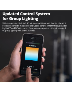 Godox VL300II Luz de Video LED 320W 5600K Control Remoto 2