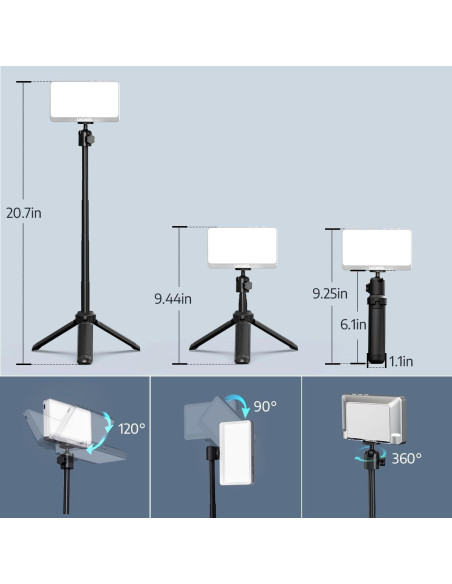 Luz de Videoconferencia Portátil LitONES S3T-G-Lit 30 Modos