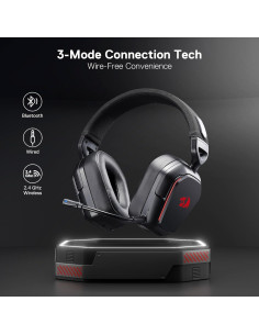 Auriculares Gaming Inalámbricos Redragon H868 RGB 7.1 2