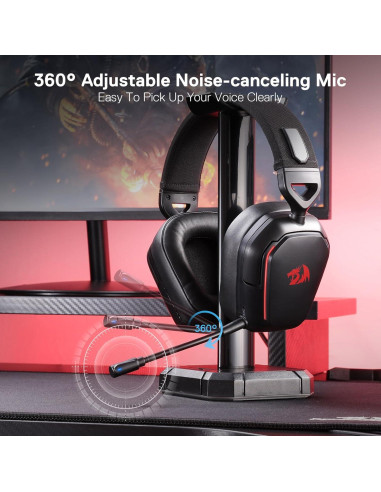 Auriculares Gaming Inalámbricos Redragon H868 RGB 7.1