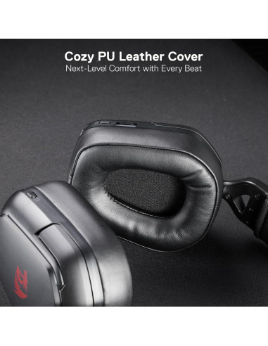 Auriculares Gaming Inalámbricos Redragon H868 RGB 7.1