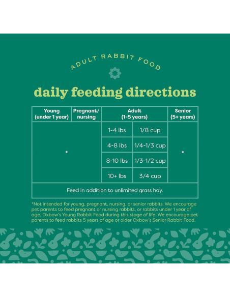 Alimento para Conejos Oxbow Garden Select 3.63 kg Adulto