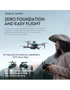 Dron GoolRC S9S GPS 4K UHD EIS con Gimbal y 2 Baterías 2