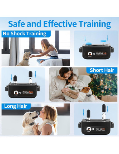 Collar Antibark y Entrenamiento PaiPaitek 2 en 1 - 1000m
