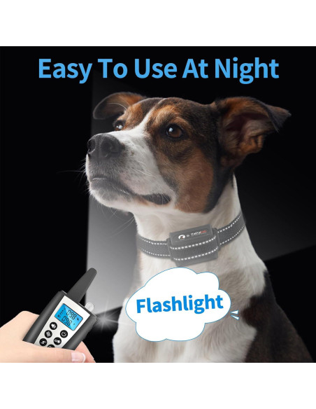 Collar Antibark y Entrenamiento PaiPaitek 2 en 1 - 1000m