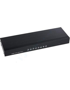 Conmutador KVM Manual USB 8 Puertos axGear - Soporta 1920x1440 2