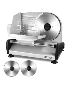 Cortadora de Carne Eléctrica OSTBA 200W 2 Cuchillas Acero Inoxidable