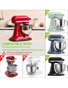 Alfombrilla Deslizante para Batidora Kitchenaid 4.5-5QT HouseJoy 2