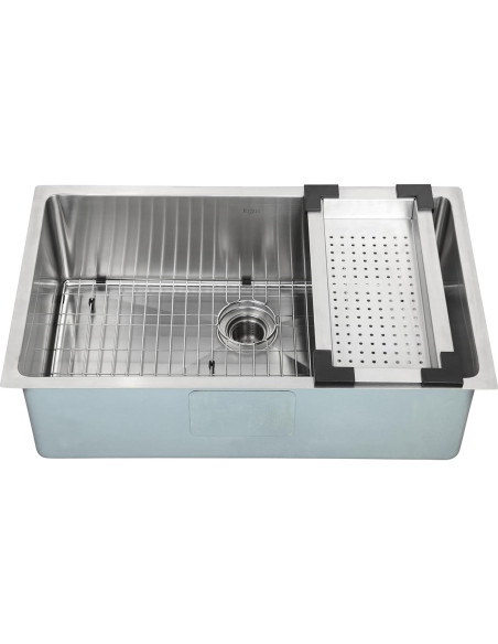 Colador de Acero Inoxidable Kraus CS-3 47x23.6 cm