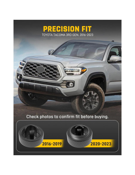 Perillas de Volumen Wyckoff para Toyota Tacoma 2016-2023