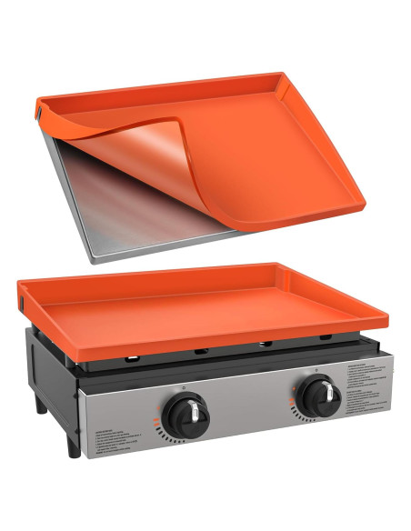 Cubierta de Silicona para Parrilla Blackstone 22" Naranja