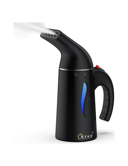 Vaporizador de Mano BY4U H005 180ml 800W Negro Compacto