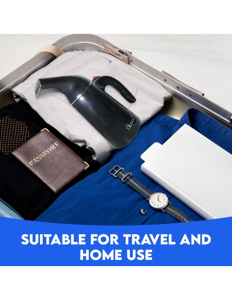 Vaporizador de Mano BY4U H005 180ml 800W Negro Compacto