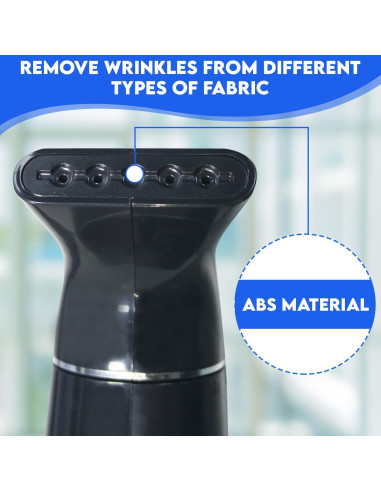 Vaporizador de Mano BY4U H005 180ml 800W Negro Compacto