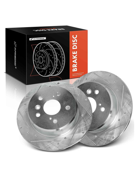 Discos de Freno A-Premium 288mm Perforados y Ranurados - Toyota/Lexus