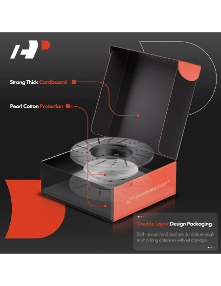 Discos de Freno A-Premium 288mm Perforados y Ranurados - Toyota/Lexus