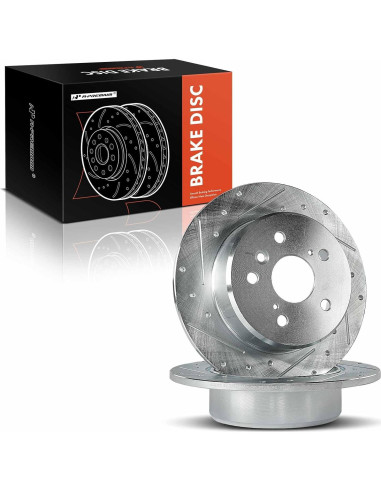 Discos de Freno A-Premium 288mm Perforados y Ranurados - Toyota/Lexus