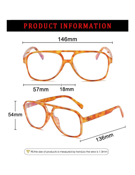 Gafas Aviador ZIMUSUN Anti Luz Azul Unisex 70s Retro Gafas Aviador ZIMUSUN Anti Luz Azul Unisex 70s Retro