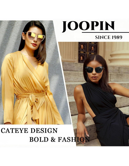 Gafas de sol Joopin estilo gato UV400 set 2 para mujeres