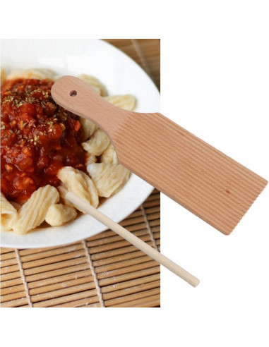 Tabla de Pasta de Madera Kopida 23x7cm + Varilla de Mezcla