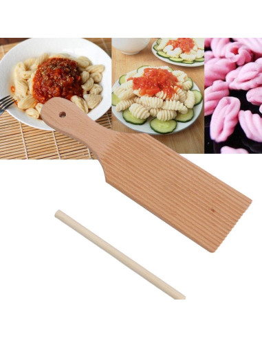 Tabla de Pasta de Madera Kopida 23x7cm + Varilla de Mezcla